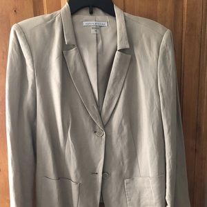 Peter Nygard Linen-Blend Blazer